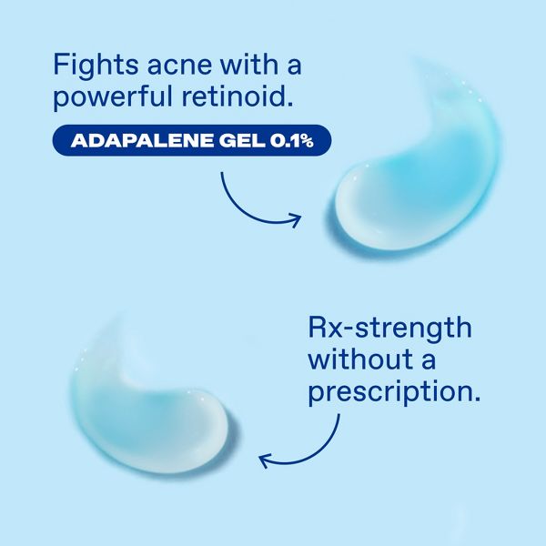 Differin Retinoid Adapalene Gel 0.1% Acne Treatment for Face and Body - 15g