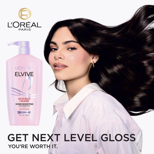 L'Oreal Paris Elvive Glycolic Gloss Shine Boosting Shampoo - 28 fl oz