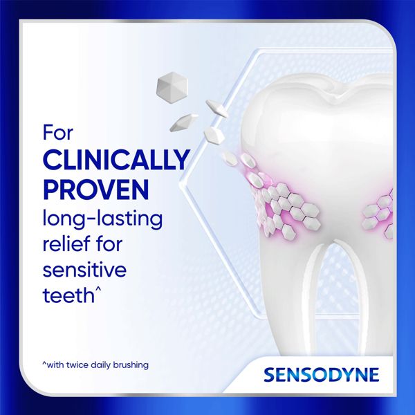 Sensodyne Clinical Repair Whiten & Shine Toothpaste - 3.4oz