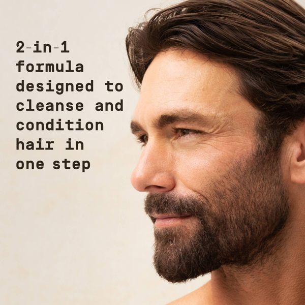 Papatui Men's Paraben-Free and Sulfate-Free Clean Hair and Scalp 2-in-1 Shampoo and Conditioner - Cedar Sport - 18 fl oz