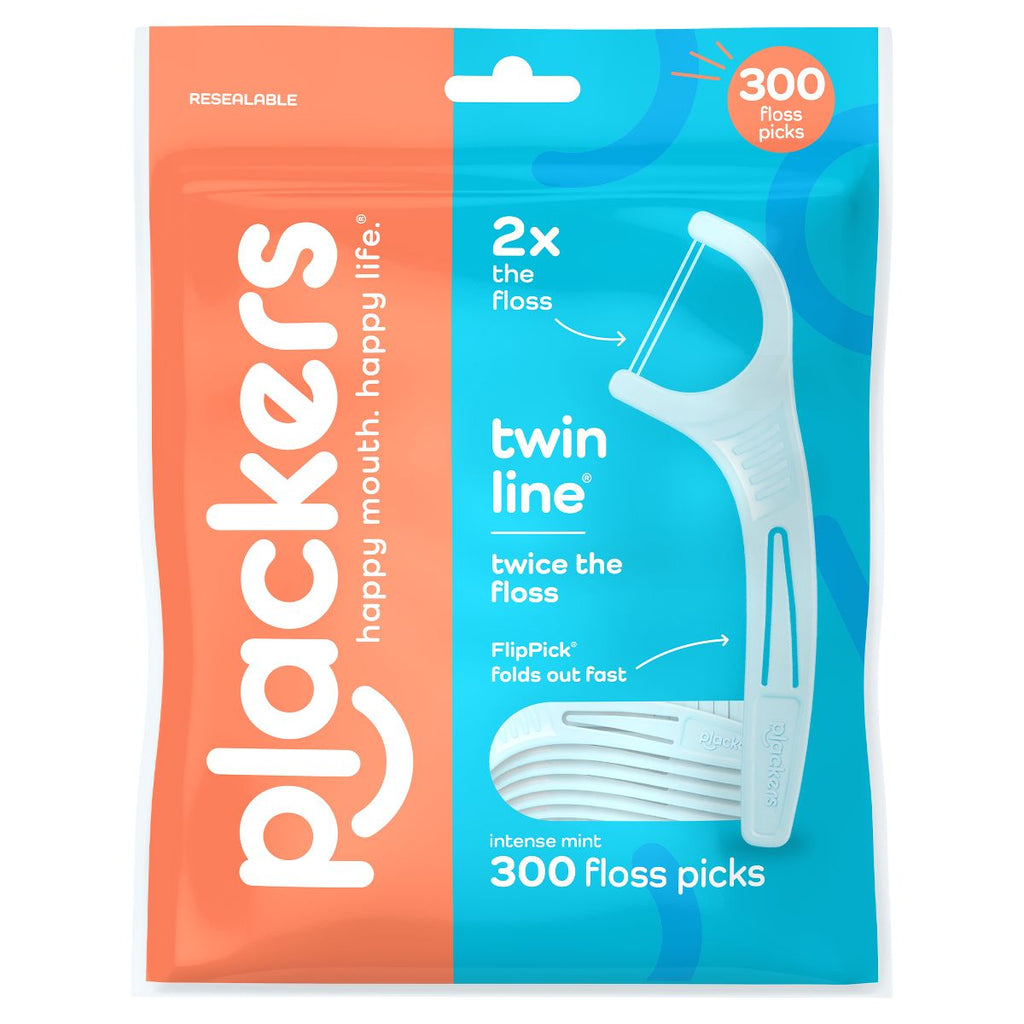 Plackers Value Size Twin Line - 300ct