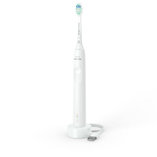 Philips Sonicare 4100 Plaque Control Rechargeable Electric Toothbrush - HX3681/23 - White