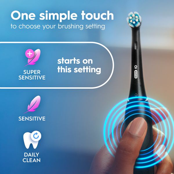 Oral-B iO Series 2 Electric Toothbrush with Timer and Multiple Brush Modes - Black
