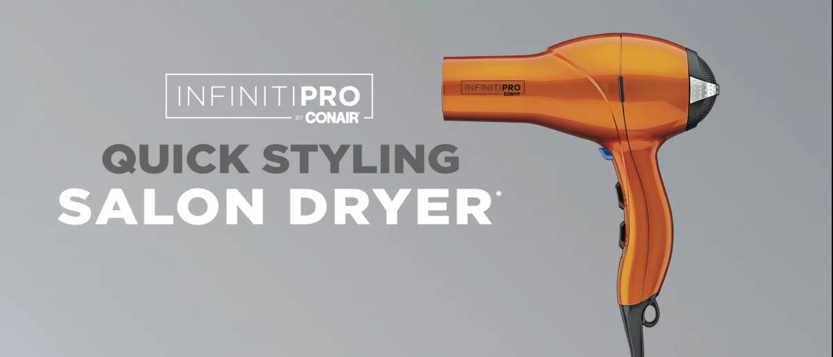 INFINITI PRO CONAIR Magenta Quick Styling Salon Hair Dryer - AC Motor, 1875 Watts