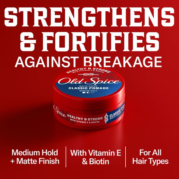 Old Spice Healthy & Strong Classic Hair Pomade - 2.22oz