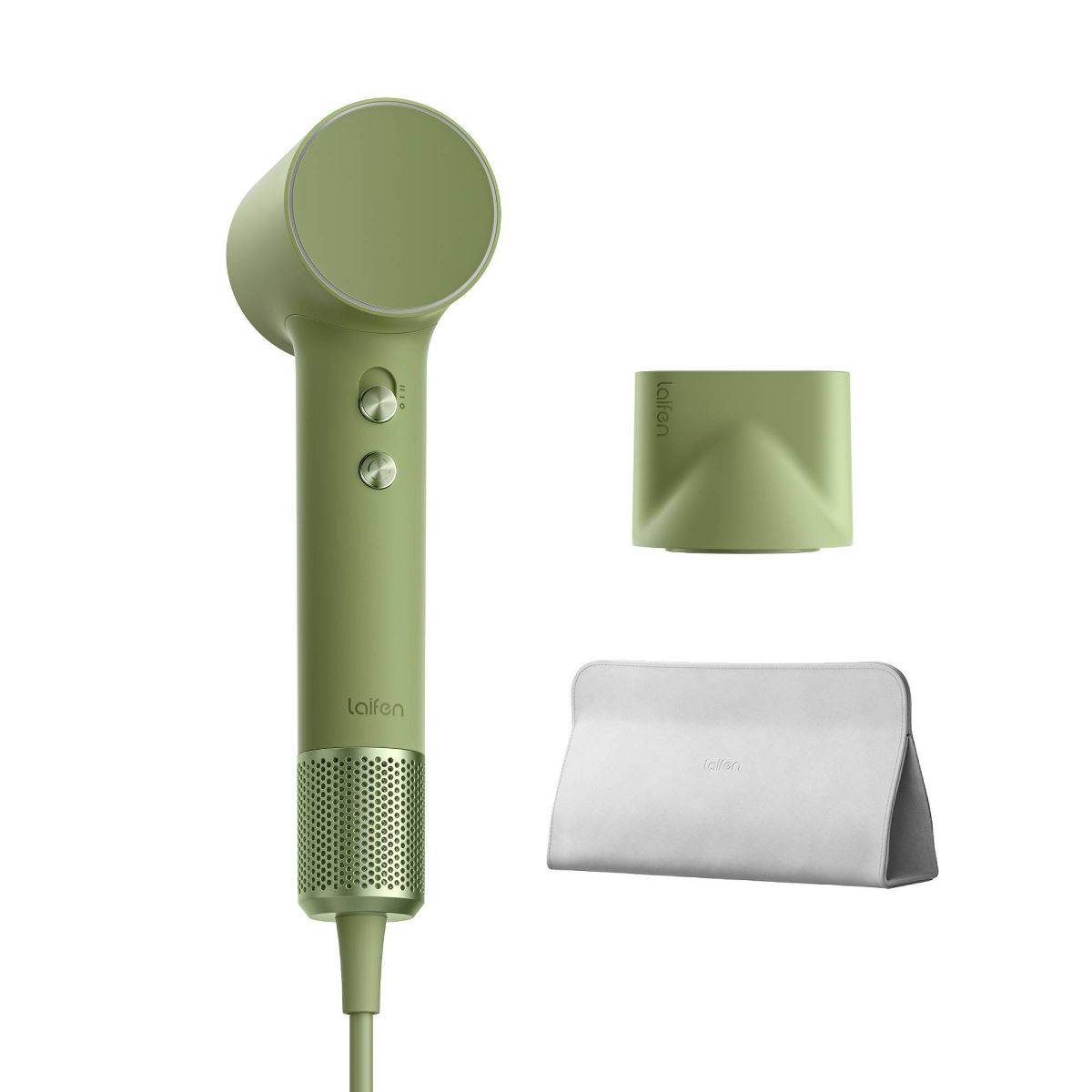 Laifen Mini Hair Dryer and Bag - Green