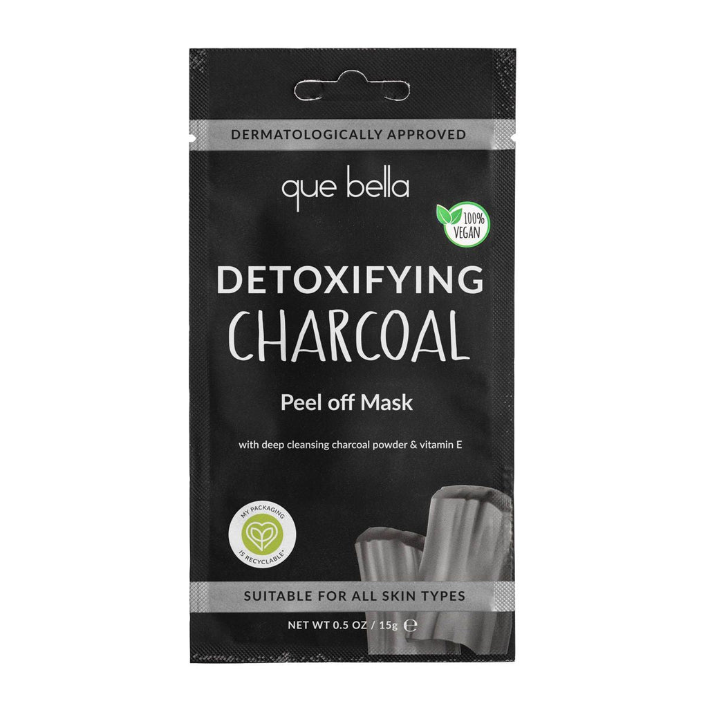 Que Bella Detoxifying Charcoal Peel off Mask - 0.5oz