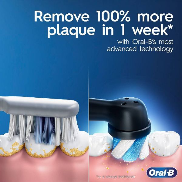 Oral-B Electric Toothbrush and Charger + 2 Count Brush Head Replacements