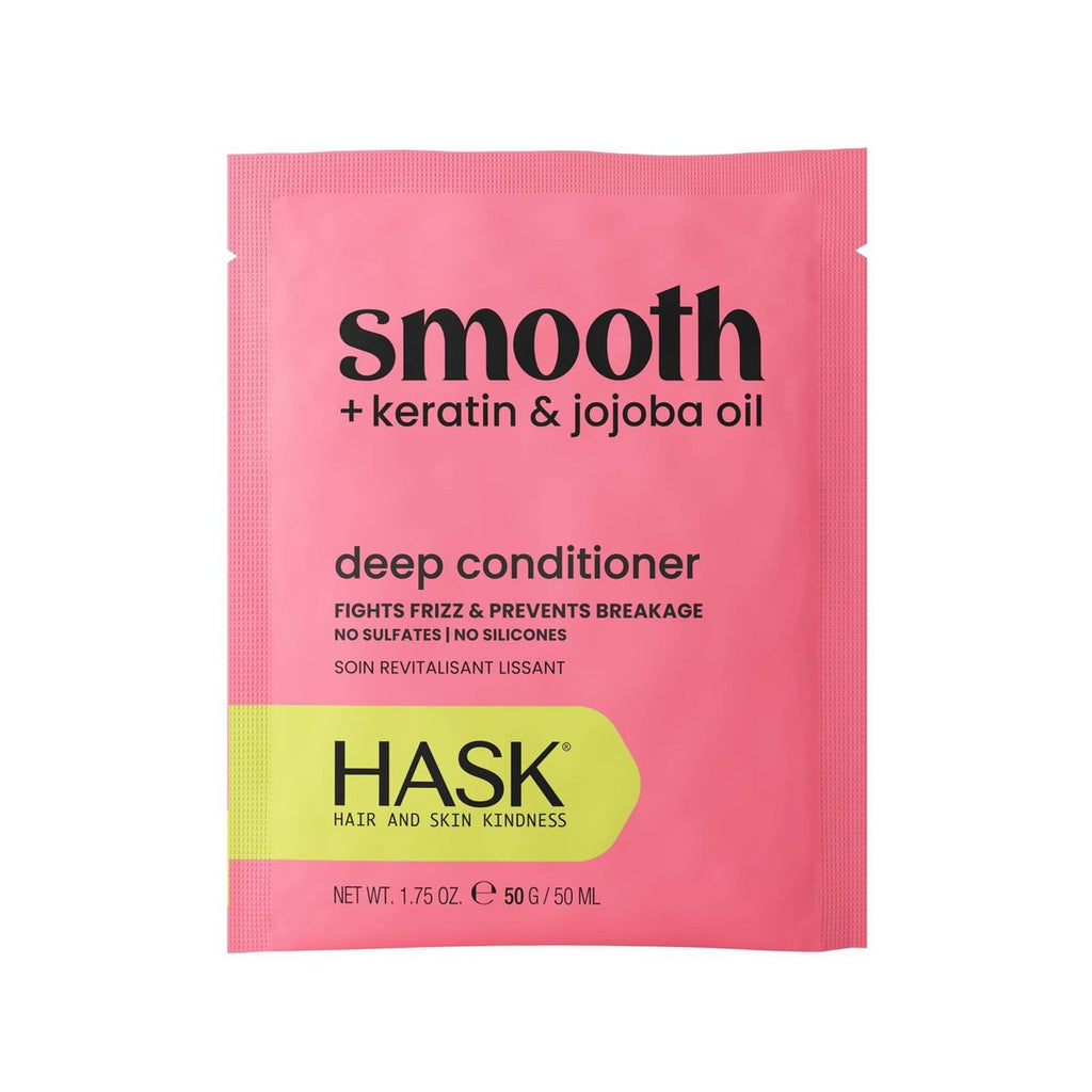 Hask Smooth + Keratin & Jojoba Oil Deep Conditioner Packet - 1.75 fl oz