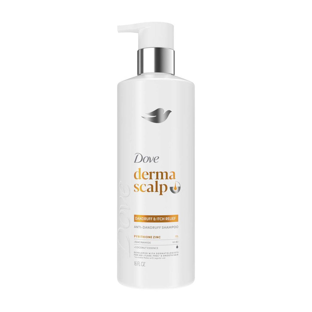 Dove Beauty Derma Scalp Anti-Dandruff Shampoo - Dandruff & Itch Relief - 16 fl oz