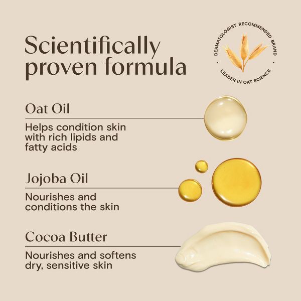 Aveeno Daily Moisturizing Body Oil Mist with Oat and Jojoba Oil - Hypoallergenic - Cocoa Butter Vanilla Scent - 6.7 fl oz