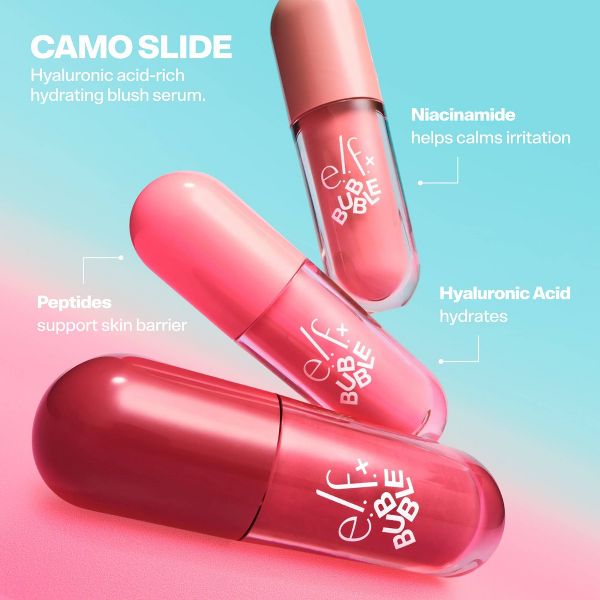 Bubble Skincare x e.l.f Camo Slide Hydrating Blush Serum - Berry Well