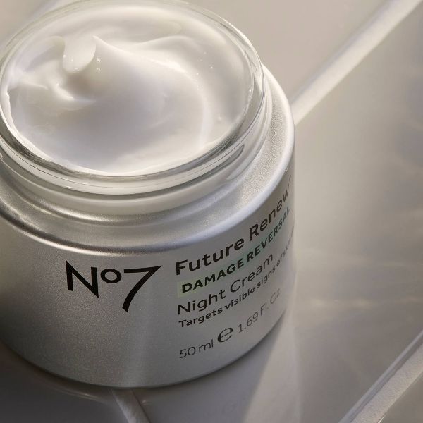 No7 Future Renew Damage Reversal Face Moisturizing Night Cream - 1.69 fl oz