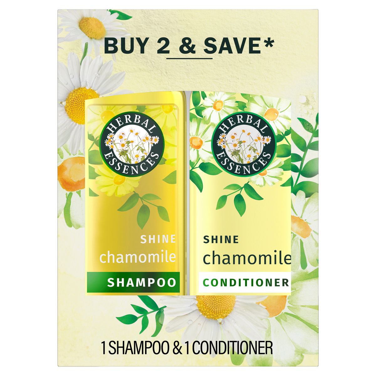 Herbal Essences Classic Shine - Chamomile Shampoo and Conditioner Set - 27 fl oz