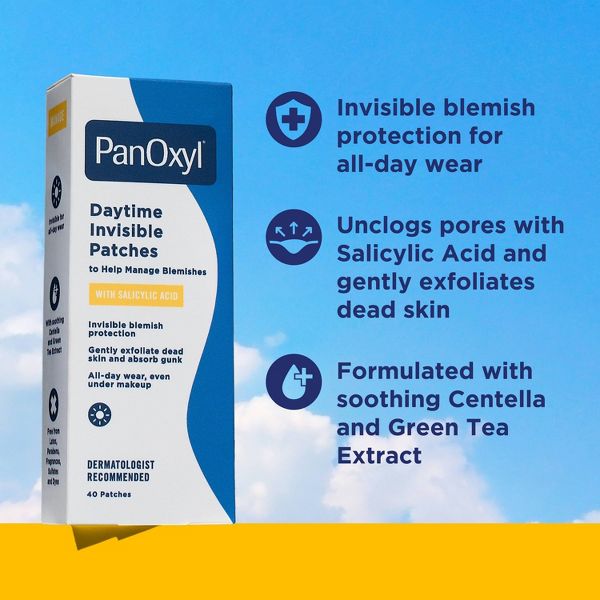 PanOxyl Daytime Invisible Blemish Patches with Salicylic Acid - 40ct