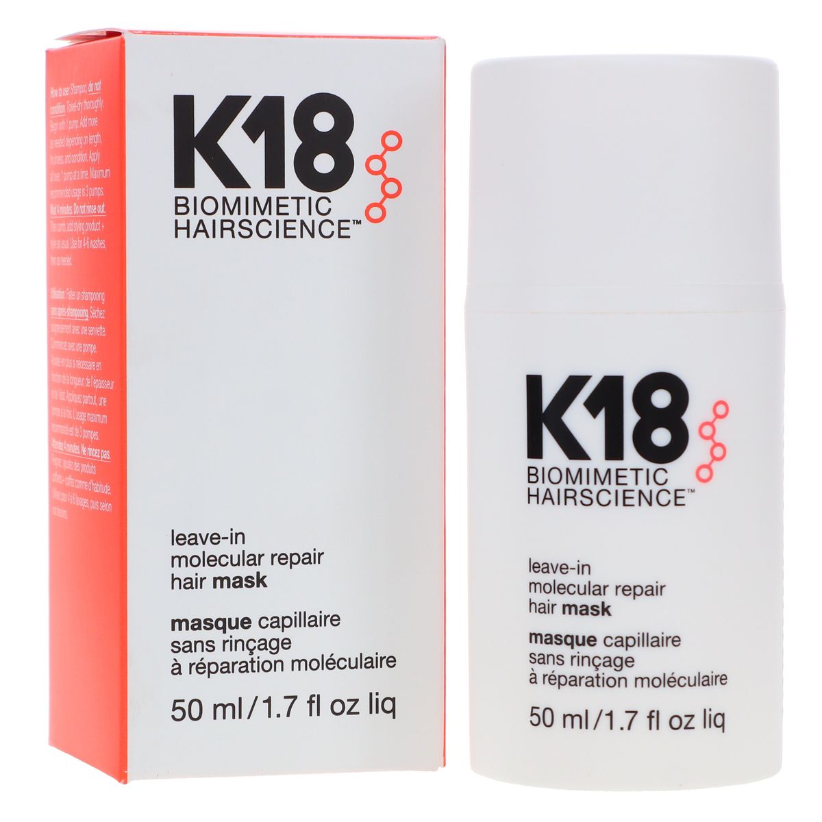 K18 Leave-In Molecular Repair Hair Mask 1.7 oz