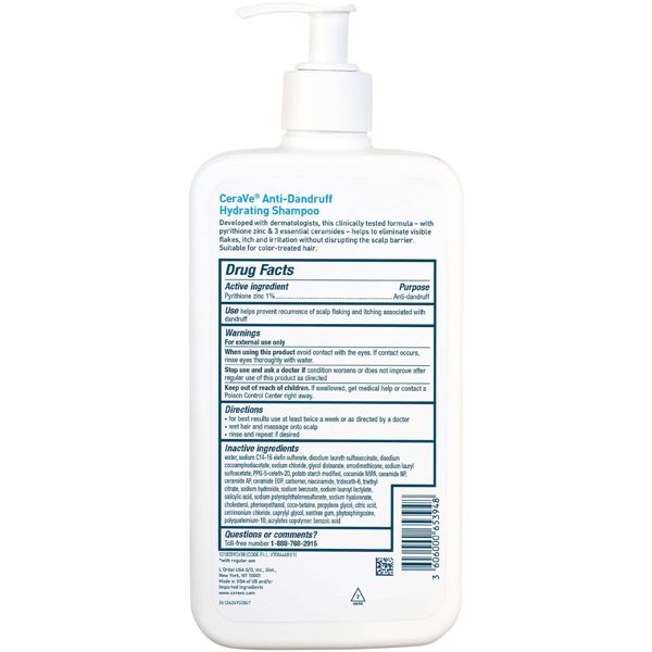 CeraVe Anti-Dandruff Scalp Care Shampoo - 19 fl oz