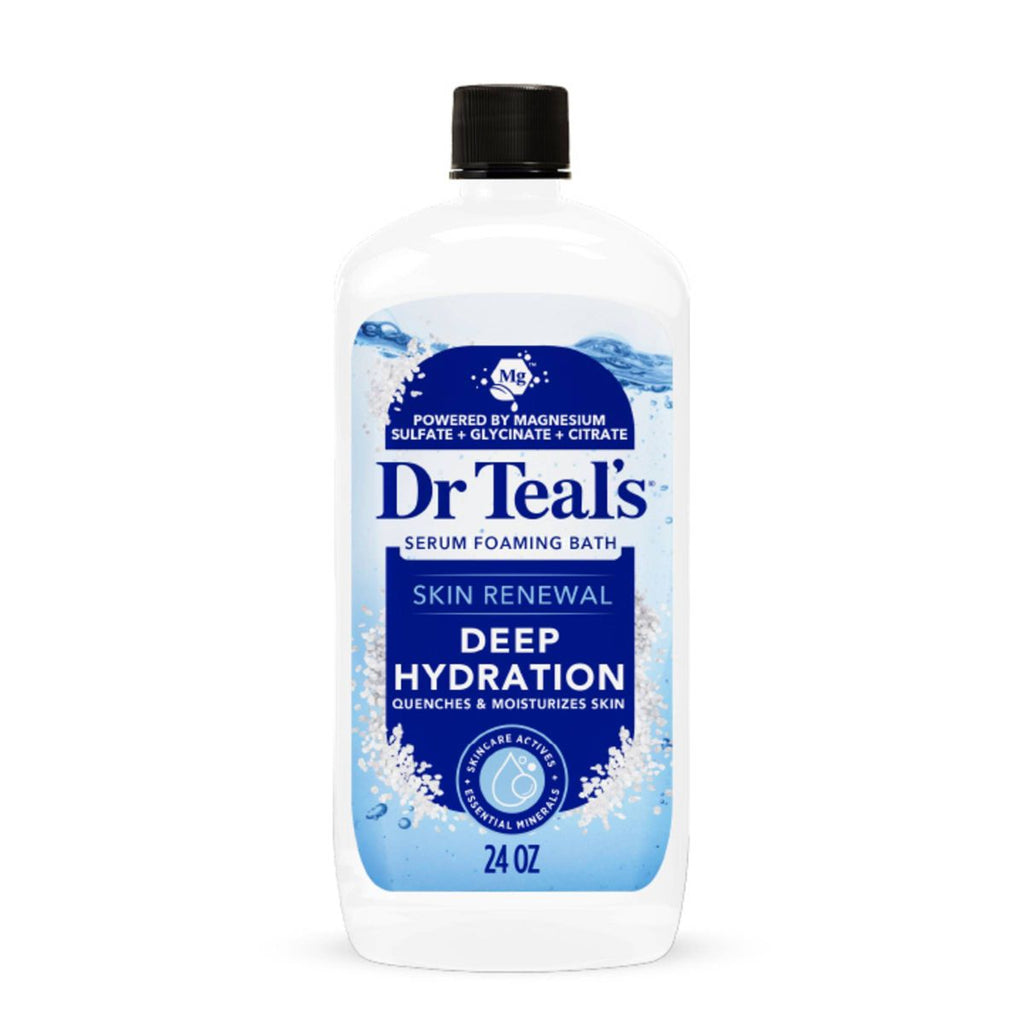 Dr Teal's Skin Renewal Deep Hydration Serum Foaming Bath - 24 fl oz