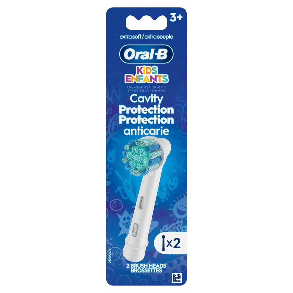 Oral-B Kids' Extra Soft Cavity Protection Replacement Brush Heads - 2ct