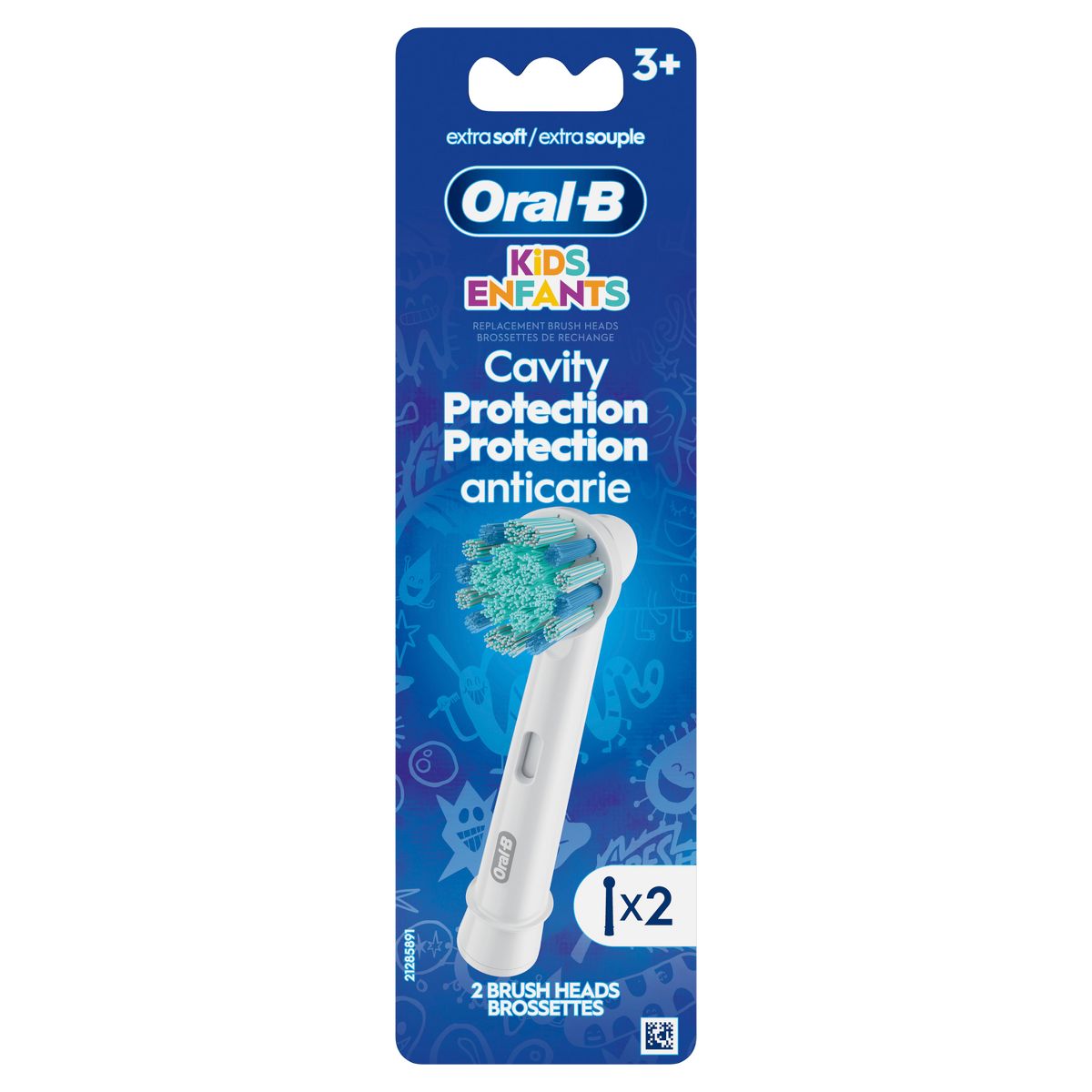 Oral-B Kids' Extra Soft Cavity Protection Replacement Brush Heads - 2ct