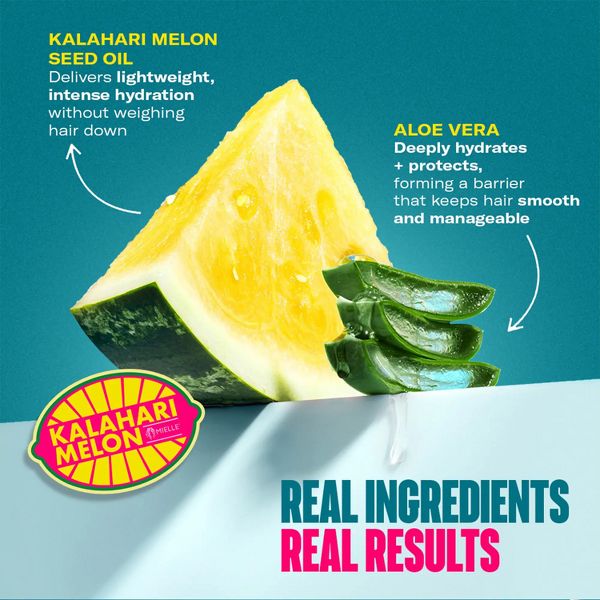 Mielle Organics Kalahari Melon & Aloe Vera Deep Hydration 2-Minute Deep Conditioner - 12 fl oz