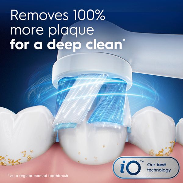 Oral-B iO Ultimate Clean Replacement Brush Heads - Black - 4ct
