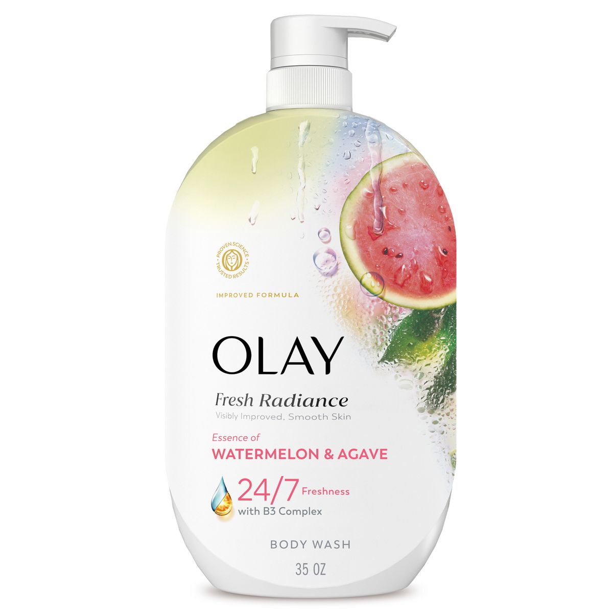 Olay Fresh Radiance Vitamin B3 and Antioxidant Blend Body Wash - Watermelon and Agave - 35 fl oz