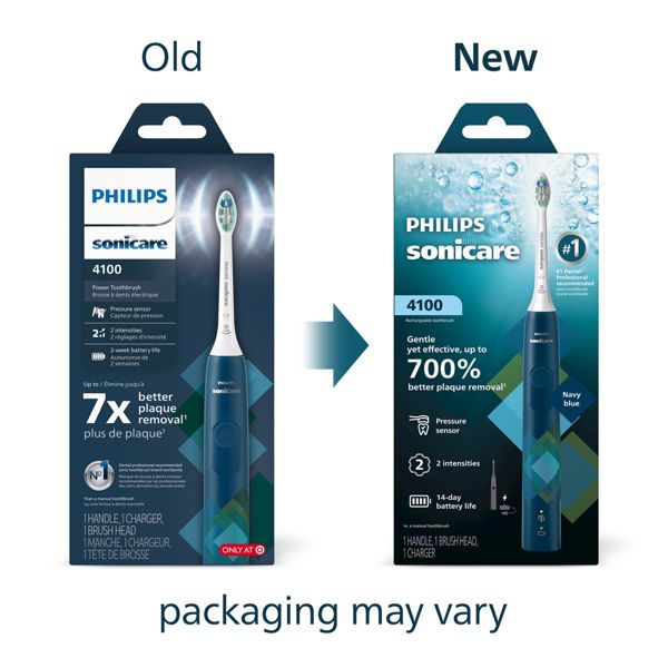 Philips Sonicare 4100 Plaque Control Rechargeable Electric Toothbrush - HX3681/23 - White