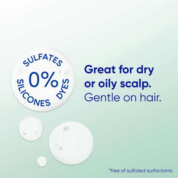 Head & Shoulders Bare Anti Dandruff Pure Clean Shampoo, Sulfate Free - 13.5 fl oz