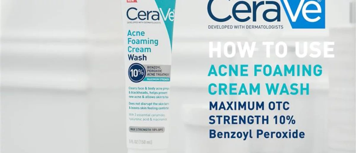 CeraVe Acne Control Foaming Face Cleanser 10% BPO - 5 fl oz