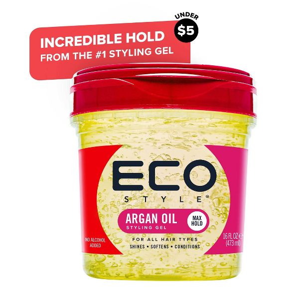 ECO STYLE Professional Argan Oil Styling Gel - 16 fl oz