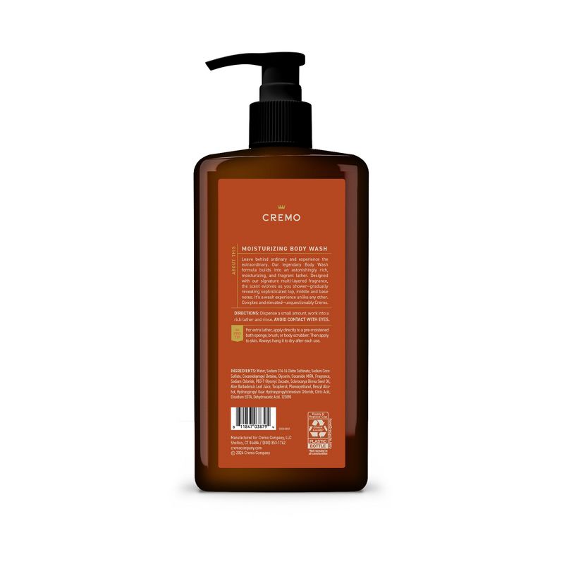 Cremo Body Wash - Golden Amber - 32 fl oz