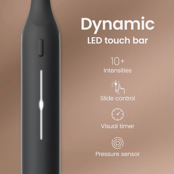 quip Ultra Next Generation Smart Sonic Electric Toothbrush with Timer Multiple Modes and Travel Case- Eclipse