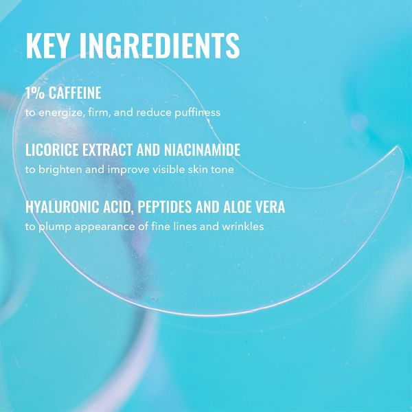 Good Molecules Caffeine Energizing Hydrogel Eye Patches - 60ct