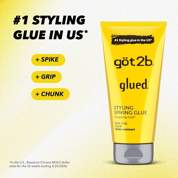 Got2b Glued Styling Spiking Hair Glue - 6oz