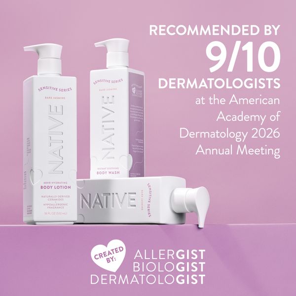Native Sensitive Series 48H Hydrating Body Lotion - Hypoallergenic - Bare Jasmine - 18 fl oz