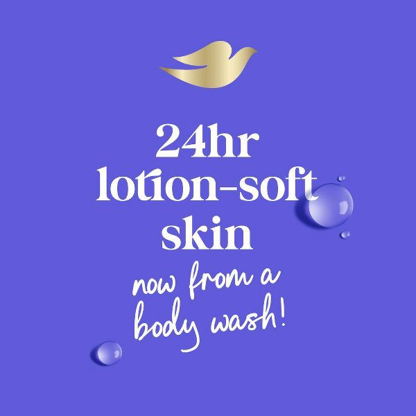 Dove Deep Moisture Body Wash Nourishes the Driest Skin 24hr Lotion-Soft Skin - 20 fl oz