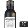 Kristin Ess Ultra Fine Workable Hairspray Light + Flexible Hold with Heat Protectant up to 450°F - 6.7 oz