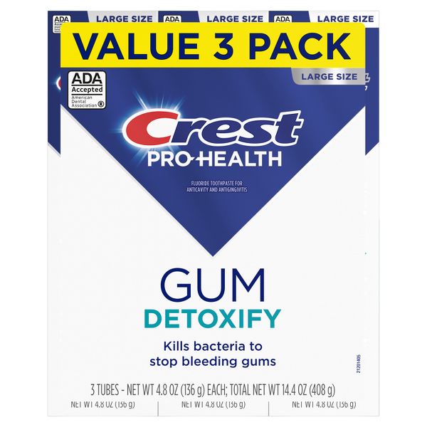 Crest Pro-Health Gum Detoxify Deep Clean Toothpaste - 4.8oz/3pk