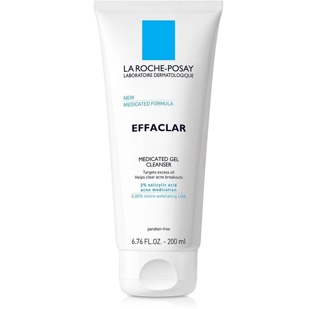 La Roche Posay Effaclar Acne Face Cleanser Medicated Gel Face Cleanser with Salicylic Acid for Acne Prone Skin - 6.76 fl oz