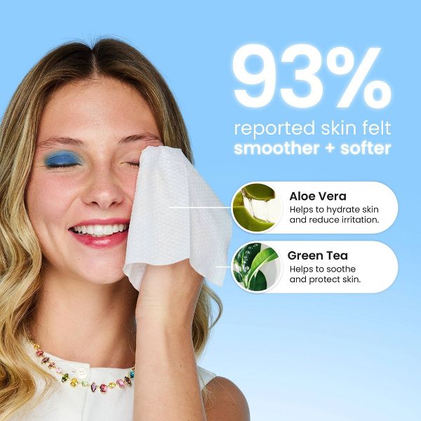Clean Skin Club Makeup Facial Cleansing Wipes Original - 10ct