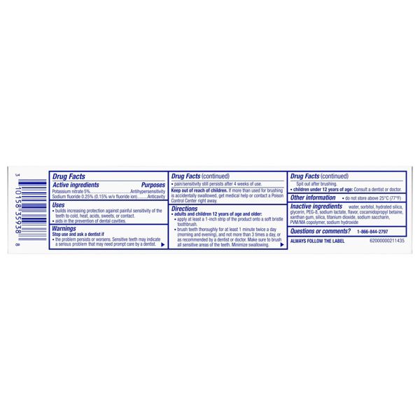 Sensodyne Pronamel Clinical Enamel Strength Whitening Action Toothpaste - 3.4oz/2pk