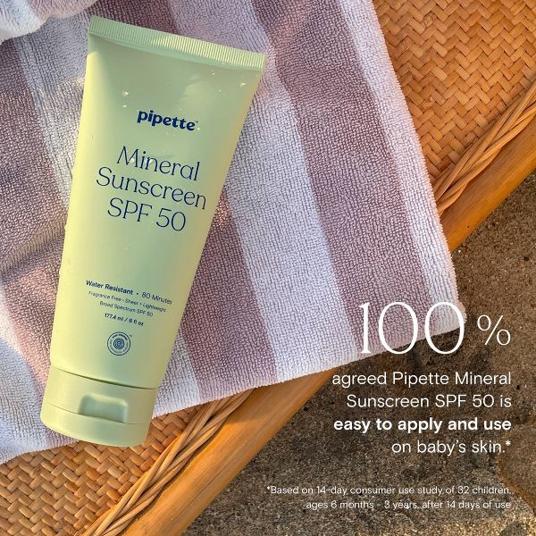 Pipette Mineral Sunscreen - SPF 50 - 6 fl oz
