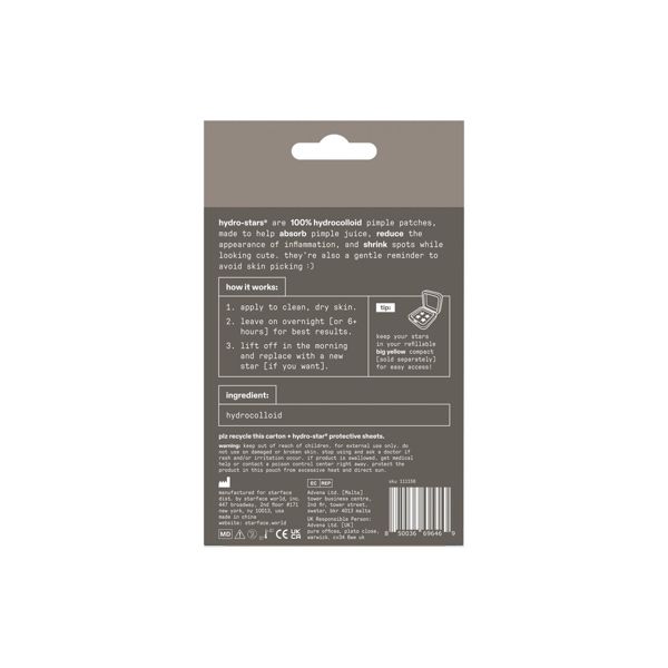Starface Hydro-Star Earth Pimple Patches - 32ct