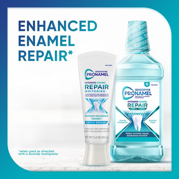 Sensodyne Pronamel Intensive Enamel Repair Fluoride Whitening Toothpaste - Artic Breeze - 3.4oz/2pk