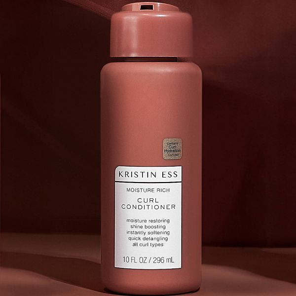 Kristin Ess Moisture Rich Curl Conditioner for All Curls 2A-4C, Sulfate, Paraben + Silicone Free - 10 fl oz