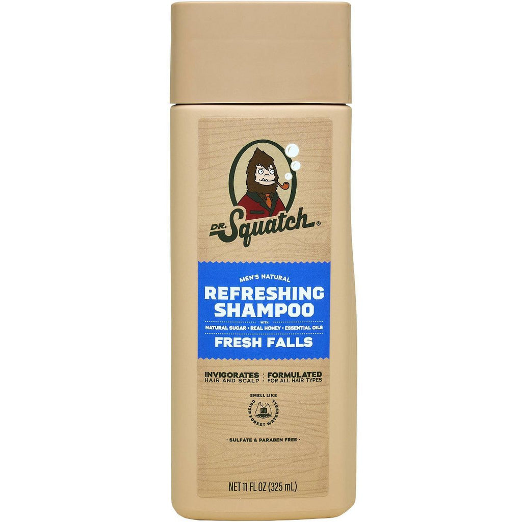 DR. SQUATCH Men's Natural Shampoo - Fresh Falls - 11 fl oz