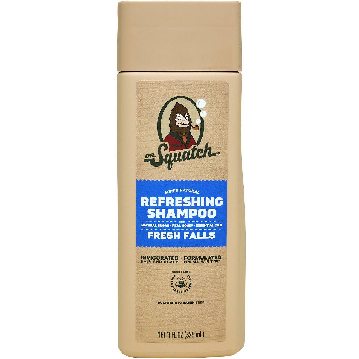 DR. SQUATCH Men's Natural Shampoo - Fresh Falls - 11 fl oz