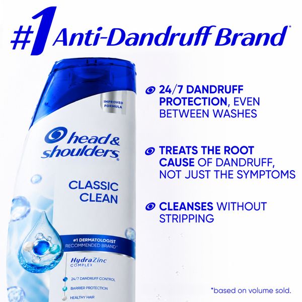 Head & Shoulders Classic Clean Daily-Use Anti-Dandruff Paraben Free Shampoo - 3 fl oz