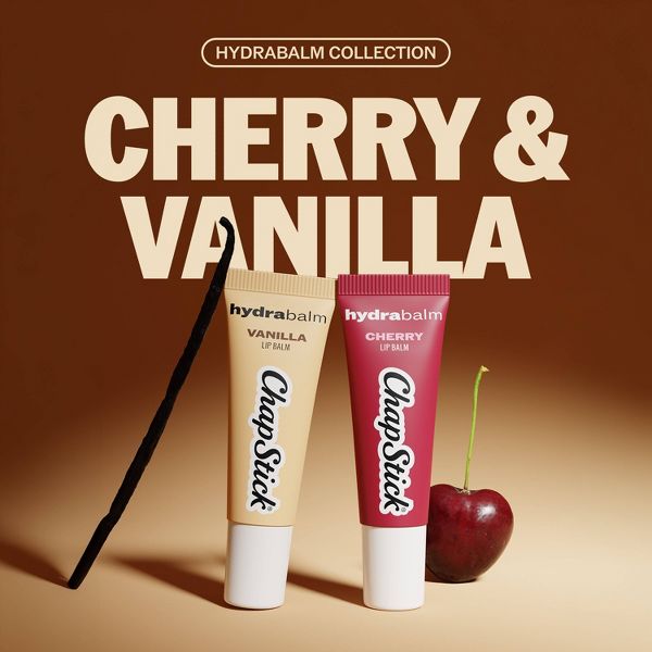Chapstick Hydrabalm Cherry and Vanilla Lip Balm - 0.70 fl oz/2ct
